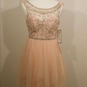 Blush pink formal dress